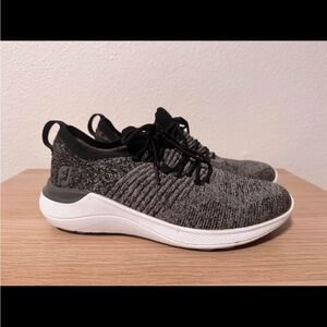 Foot Joy Waterproof - Spikeless Gray and Black Knit Womens Golf Shoes